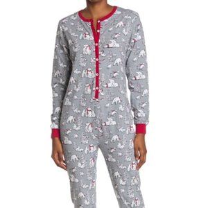 NWT Vera Bradley One Piece Pajamas in Beary Merry